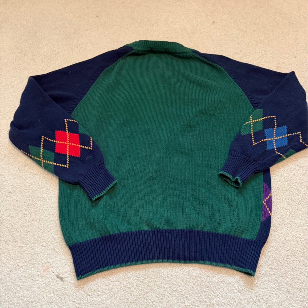 Stylish Golf-Themed Cardigan Sweater - Picture 2 of 5